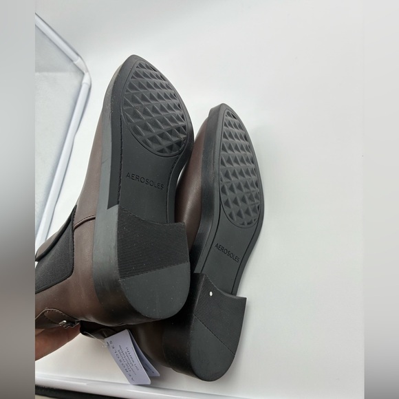 NWT Areosoles brown Chelsea boots - Picture 5 of 6